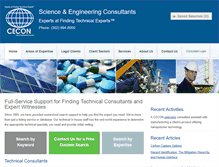 Tablet Screenshot of cecon.com